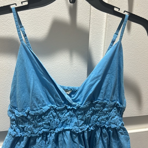 Blue Ruffle Sundress - Picture 2 of 4